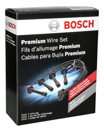 Cables Bujias Plymouth Caravelle L4 2.5 1988 Bosch