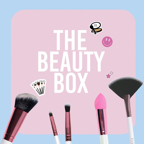 Imagen 2 de 7 de Set 5 Brochas De Maquillaje Crueltyfree + Regalo Fascino