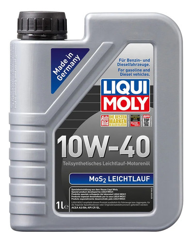 Liqui Moly 10w-40 Mos2 Leichtauf Semisintetico1 Litro