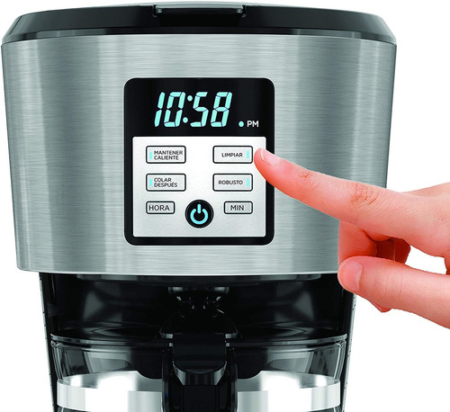 Black Decker Cafetera Programable Filtro Permanente 12 Tazas