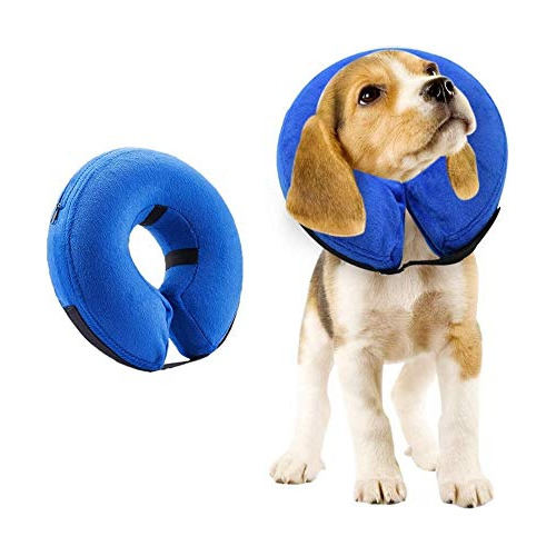 Vst Cómodo Collar De Cono Inflable Para Perros, Vbh1m