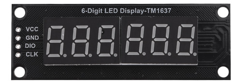 Módulo Led Digital De 0.36 Pulgadas Tm1637 De 6 Dígitos Y 7