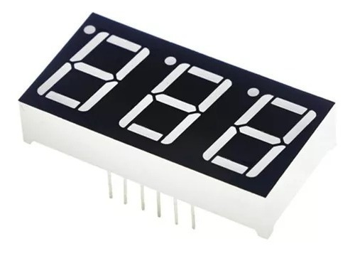 10 X Display 7 Segmentos 3 Dígitos Catodo Comum