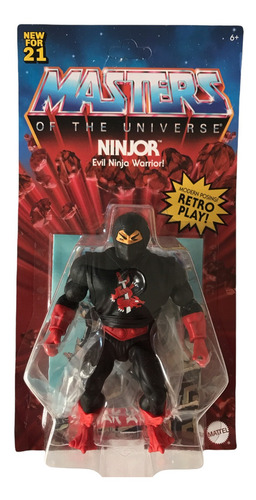 Ninjor Evil Ninja Warrior Motu Origins Retro Play Unpunched (Usado)