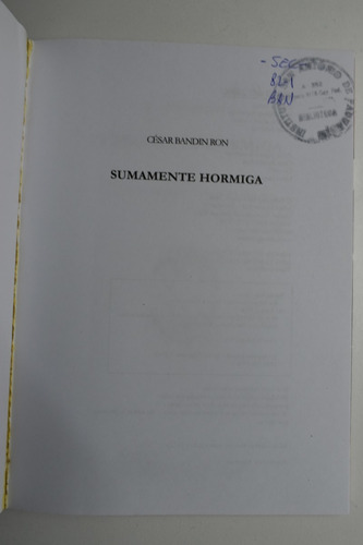 Sumamente Hormiga Julio César Bandin Ron C182 (Usado)