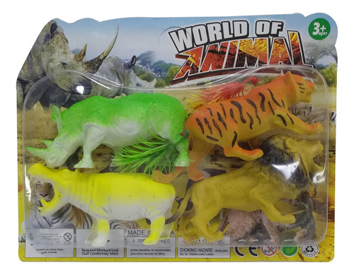 Set Conjunto De Animales World Of Animal Sebigus 52446