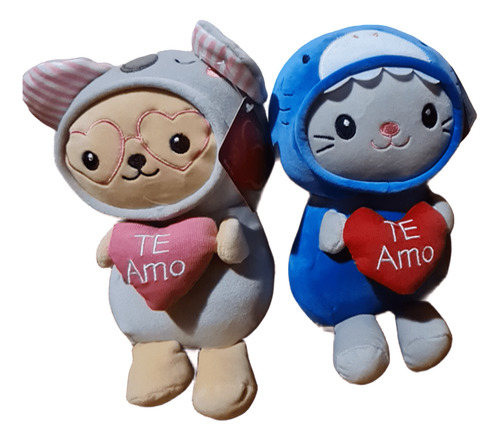 Peluches Animalitos Te Amo Regalo Bebé Adulto Azul