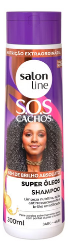 Shampoo Super Óleos 300ml Salon Line S.o.s Cachos 12 Óleos