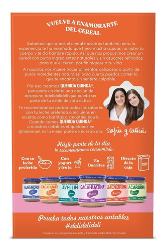Cereal Querida Quinoa Original M De Maní