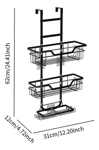 Bh Para Estante De Almacenamiento Para Baño, Estante