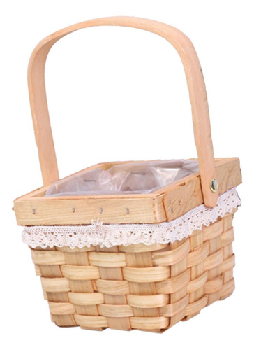 Cesta De Canasta Tejida A Mano Canasta De Cesta De Cesta De