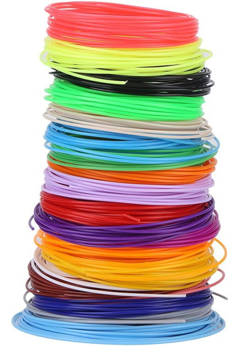 20 Colores Filamento Recargas 1.75mm Pcl Para Impresora 3d I