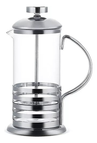 Cafetera 6 Tazas Manual Negra Prensa Francesa