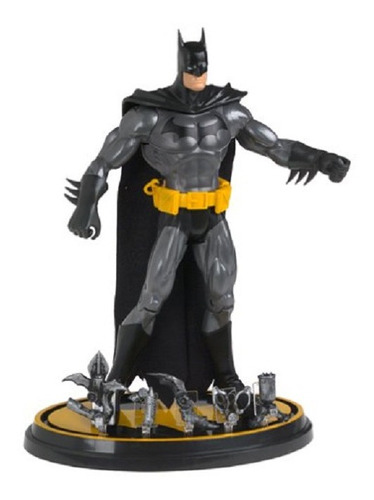 Batman Dc Superheroes 12 Negro Y Gris Mattel