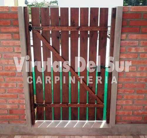 Puerta Porton Tranquera De Madera. 1era Calidad!!!