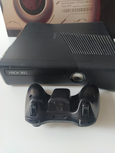 Xbox 360 Slim + 2 Juegos Originales + Joystick + Fuente 220v
