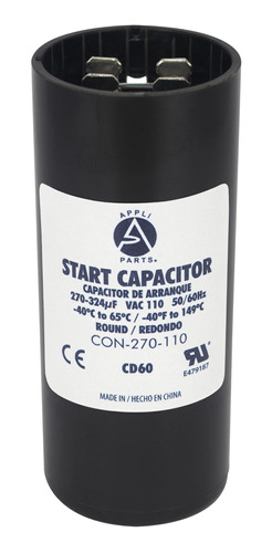 Condensador/ Capacitor De Arranque     300-360 Mfd 110v