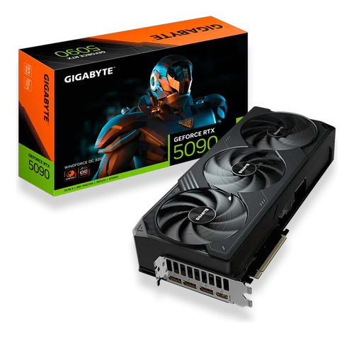 Placa De Video Rtx 5090 32gb Gddr7 512 Bits Windforce Oc