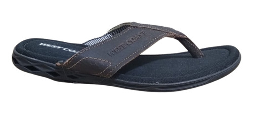 Chinelo Masculino Em Couro West Coast