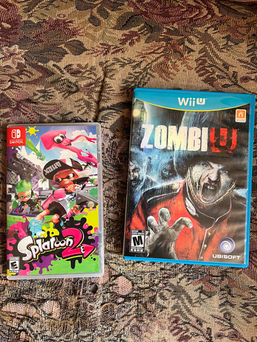 Lote 2 Juegos - Splatoon 2 Nintendo Switch Y Zombie U