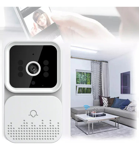 Timbre De Video Inteligente Wifi Inalámbrica Audio Cámara