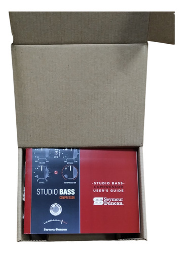 Compresor de bajo Pedal Seymour Duncan Studio Contrabajo Color Negro