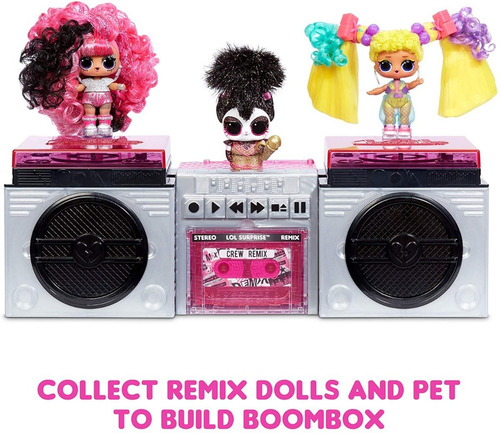Lol Sorprise Remix Hair Flip Muñeca Con 15 Sorpresas