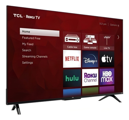 Smart Tv 55 Tcl Series 4 55s451 Led 4k Negro Con Roku Tv