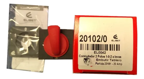 comprar Llave Conmutadora 2 Polos 20a Elibet 20102\u002F0