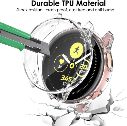 4 Protectores De Pantalla Samsung Galaxy Watch Active2 44mm