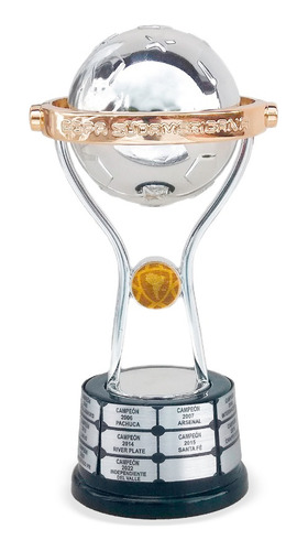 Kit 6 Troféus Miniatura 15cm São Paulo E Base De Madeira
