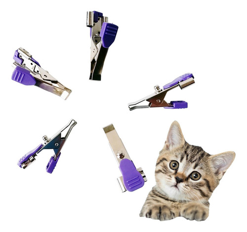 5x Pets Ecg Alligator Clip Cables De Prueba Eléctricos Clip