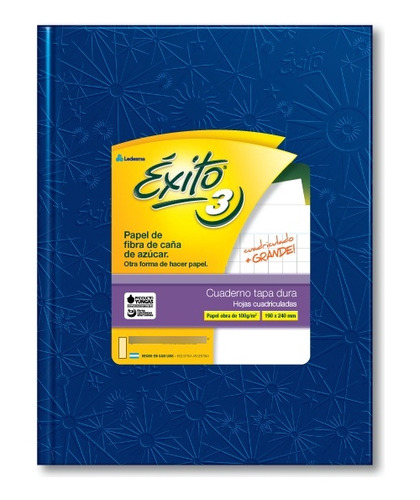 Cuaderno Exito E3 19x24cm Abc X48 Hojas Cuadriculado Grande