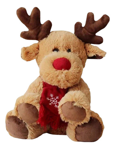 Bonito Muñeco De Peluche Navideño, Muñeco De Reno, Animal