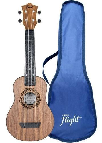 Flight Tus50 Ukelele Soprano Acústico Con Funda
