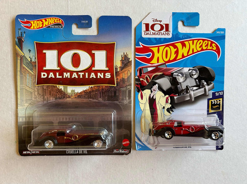 Hot Wheels Cruella De Vil Mattel 2017