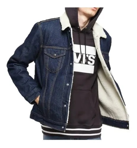 Chamarra levis azul marino sale