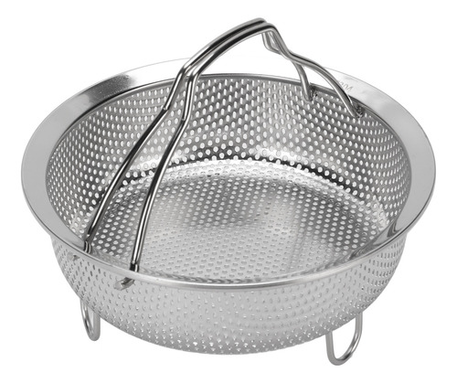 Cesta De Vapor Con Mango Plegable De Acero Inoxidable 304
