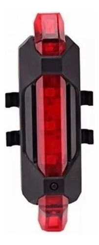 Farol Sinalizador Bike Lanterna Led Usb Bicicleta Traseiro