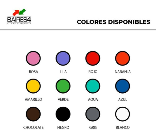 Imagen 7 de 7 de Pack X 2 Silla De Comedor Diseño One Cromada Colors