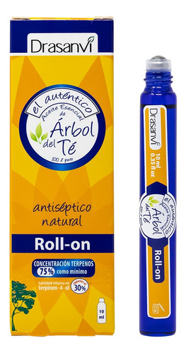 Rasanvi Roll On Aceite Arbol El Te Puro 10 Ml Antiseptico