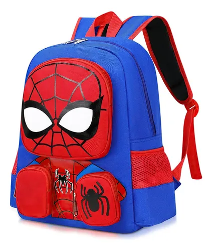 comprar Mochila Preescolar Spider Man 3d Dibujos Animados