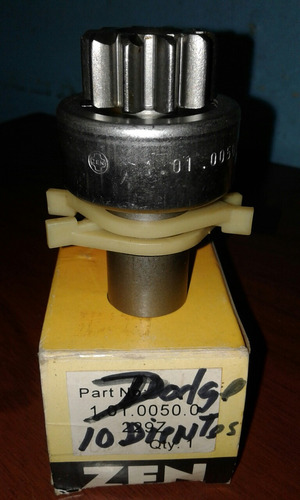 Bendix Arranque Dodge 10 Dientes 6 Estrias Internas Orig Zen