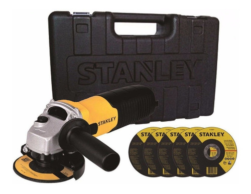 Amoladora angular Stanley STGS7115KD amarilla 220V