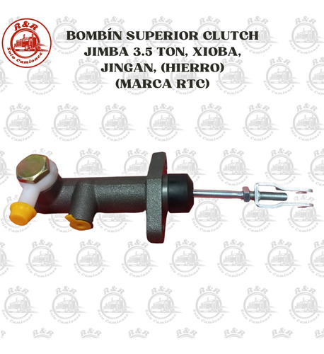 Bombín Superior Clutch Jinba 3.5 Ton,xioba,jingan (hierro)