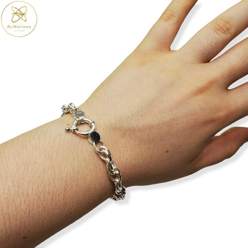 Imagen 2 de 8 de Pulsera Plata Tourbillon Nro 1
