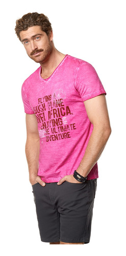 Polera Hombre Santa Bárbara Rosado Ferouch Ss23