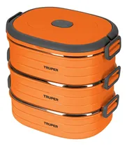 Comprar Truper Lunch (3) 20x18cm naranja 2.25L