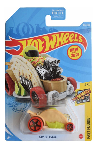 Hotwheels [car De Asada], Fast Foodie 4/5 [taco Camión]