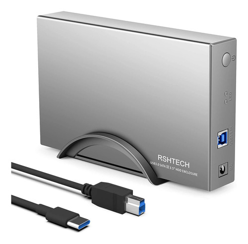 Arcubre De Disco Duro Rshtech Aluminum Usb 3.1 Gen 1 Hdd Cin